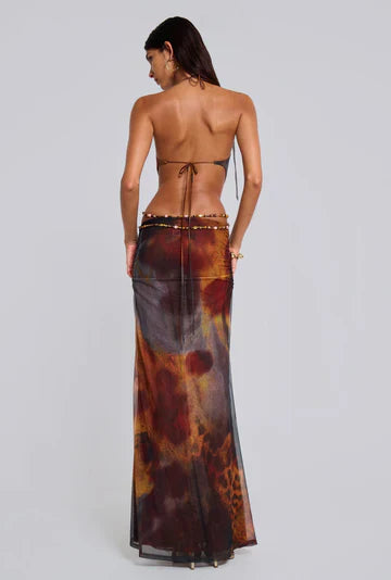Cleo - Maxi Dress in Whiskey