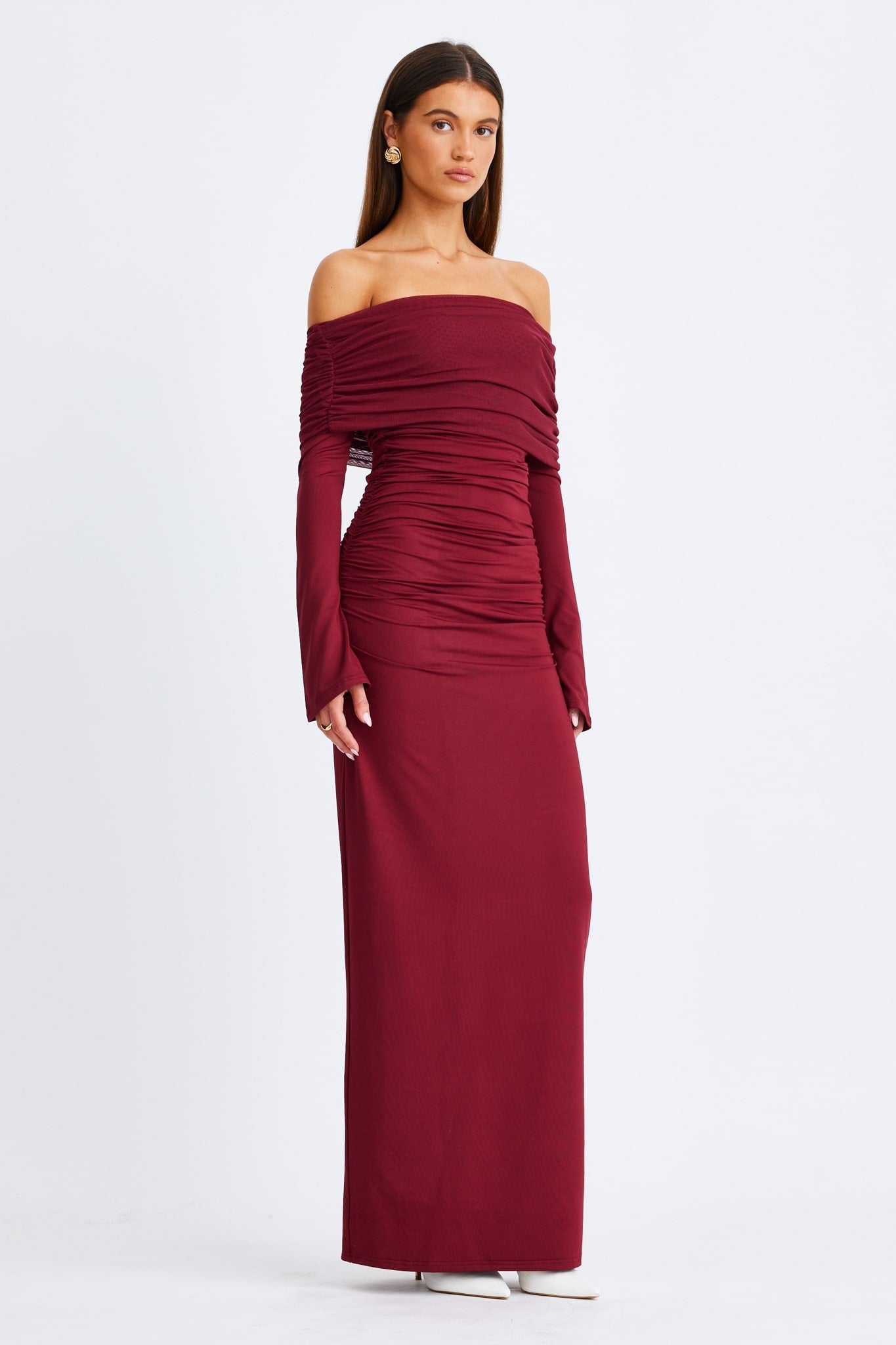 STEVIE LONG SLEEVE MAXI DRESS