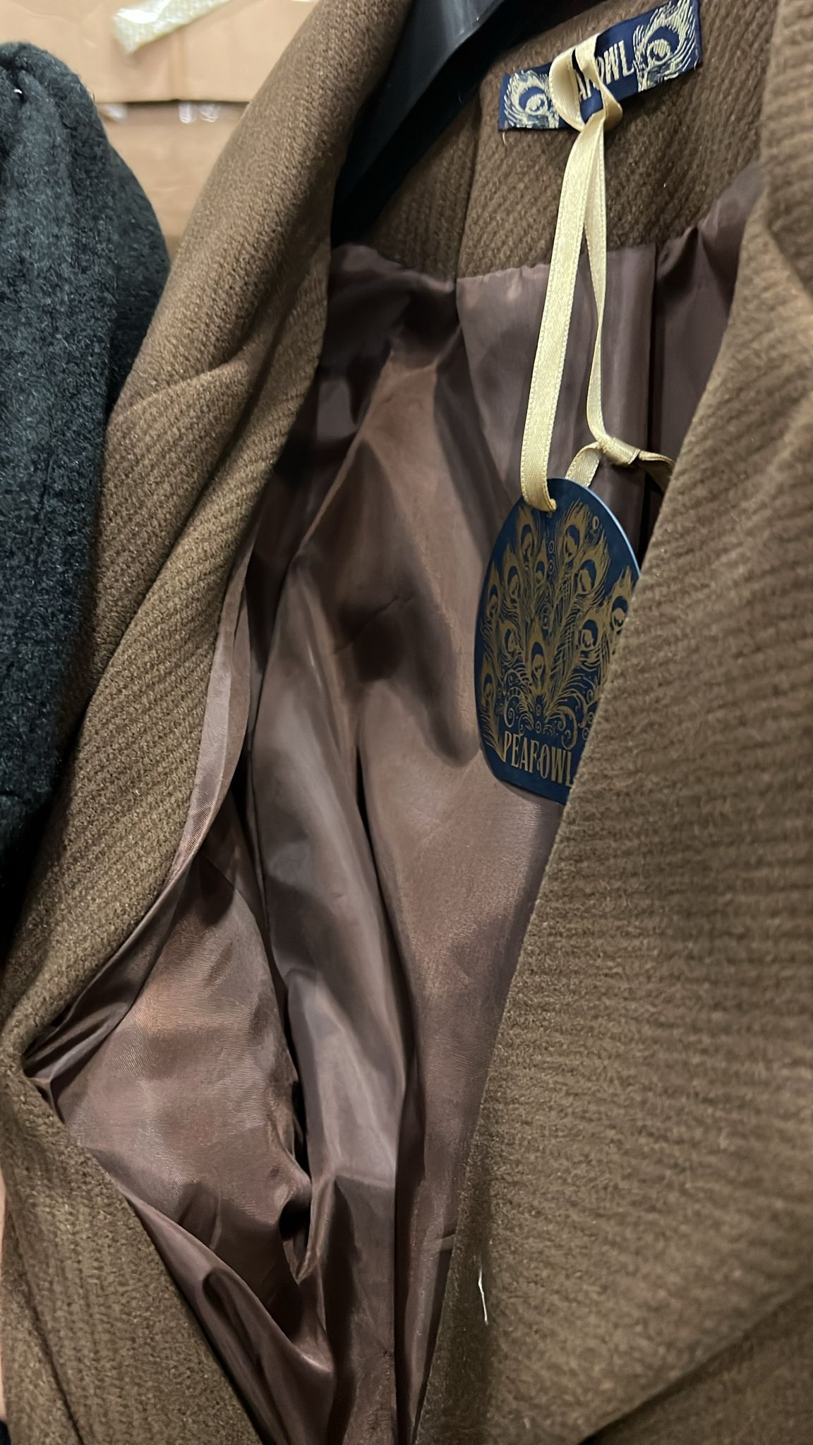 Xynae Luxe Ribbed Trench Coat