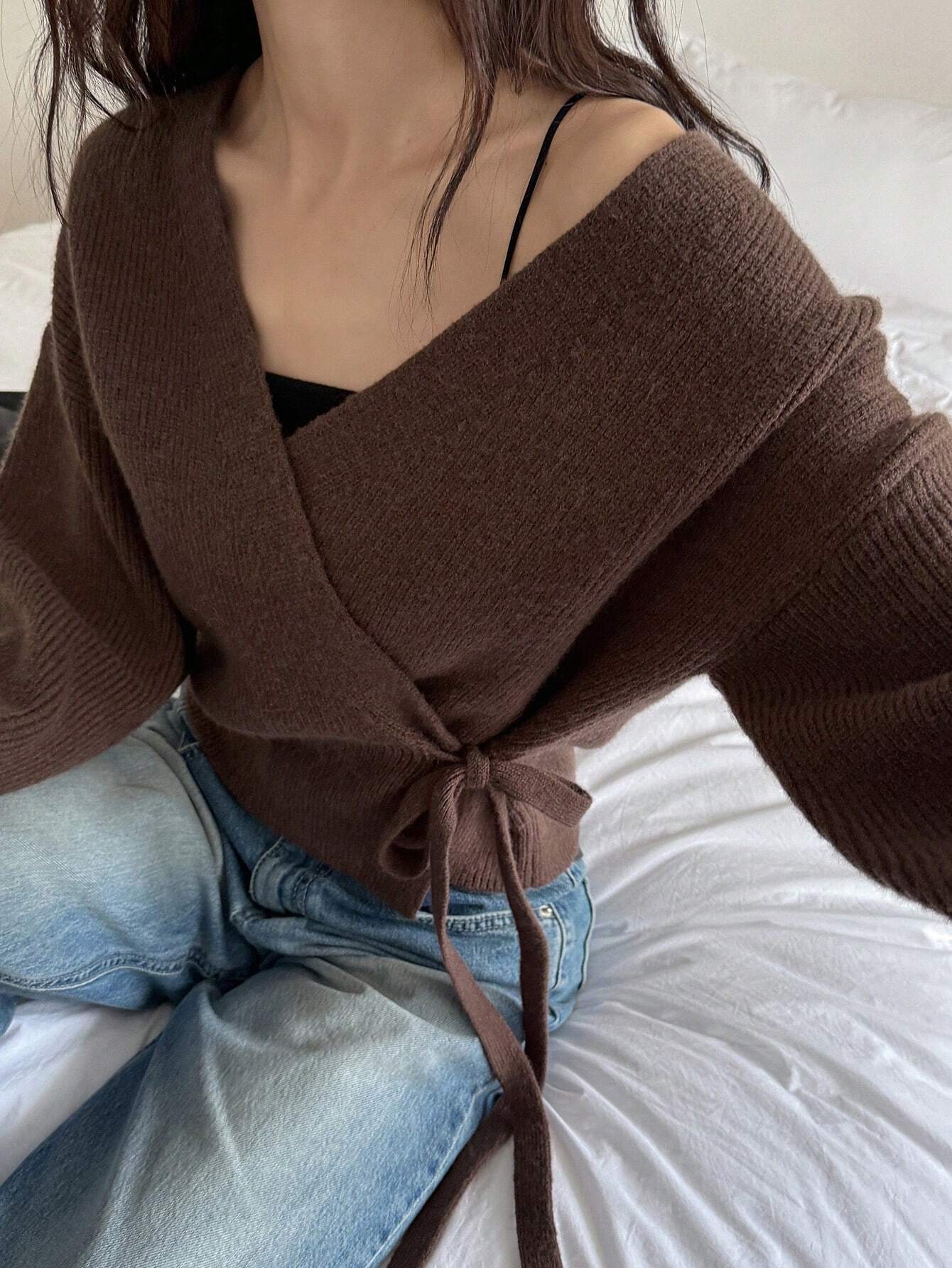 Wrap Sweater | Knitted | Comfortable & Elegant | For Everyday Wear and Casual Outings