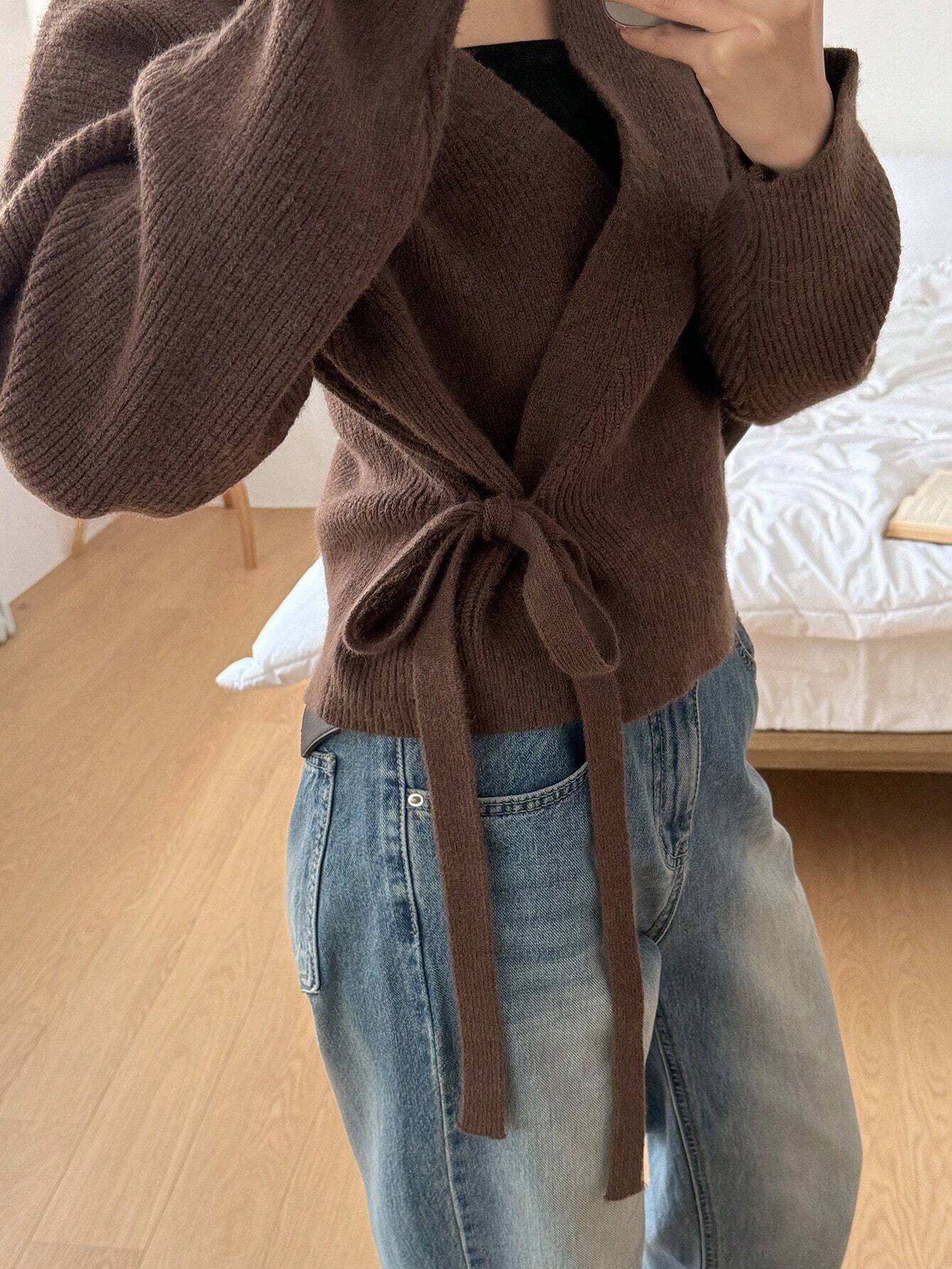 Wrap Sweater | Knitted | Comfortable & Elegant | For Everyday Wear and Casual Outings