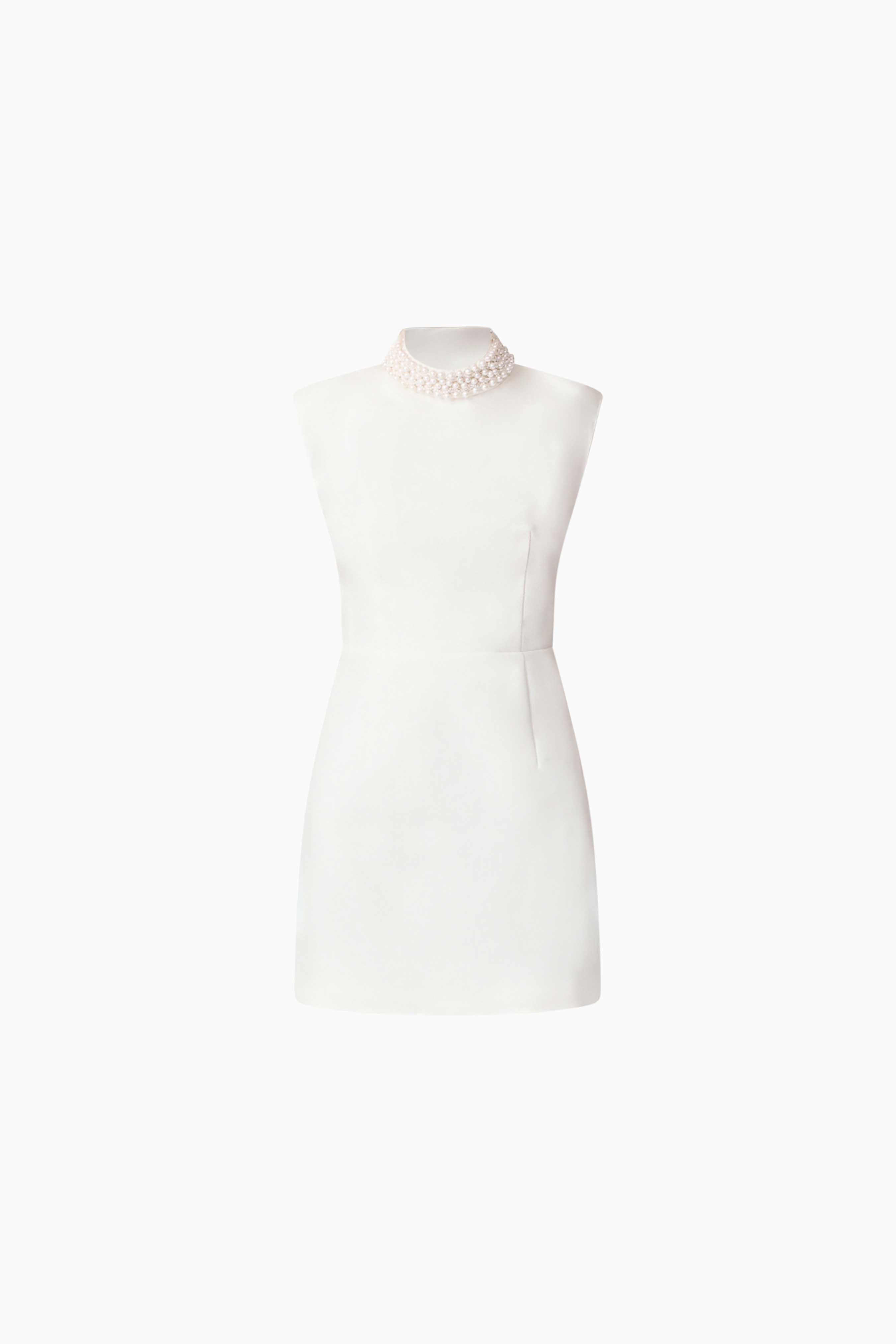 Rafaela Mini Shift Dress in White