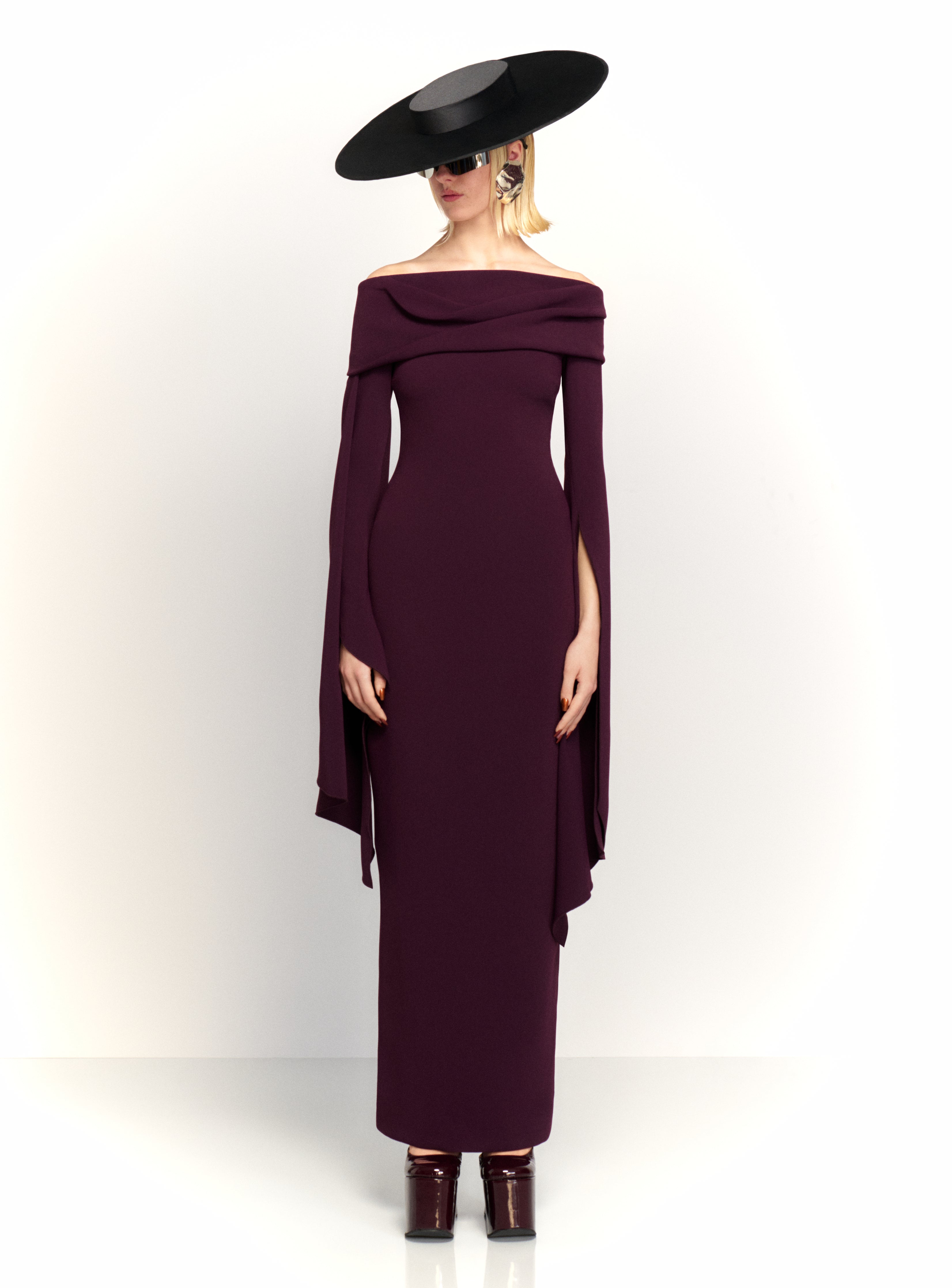 Xynae “Eterno” Off-Shoulder Gown