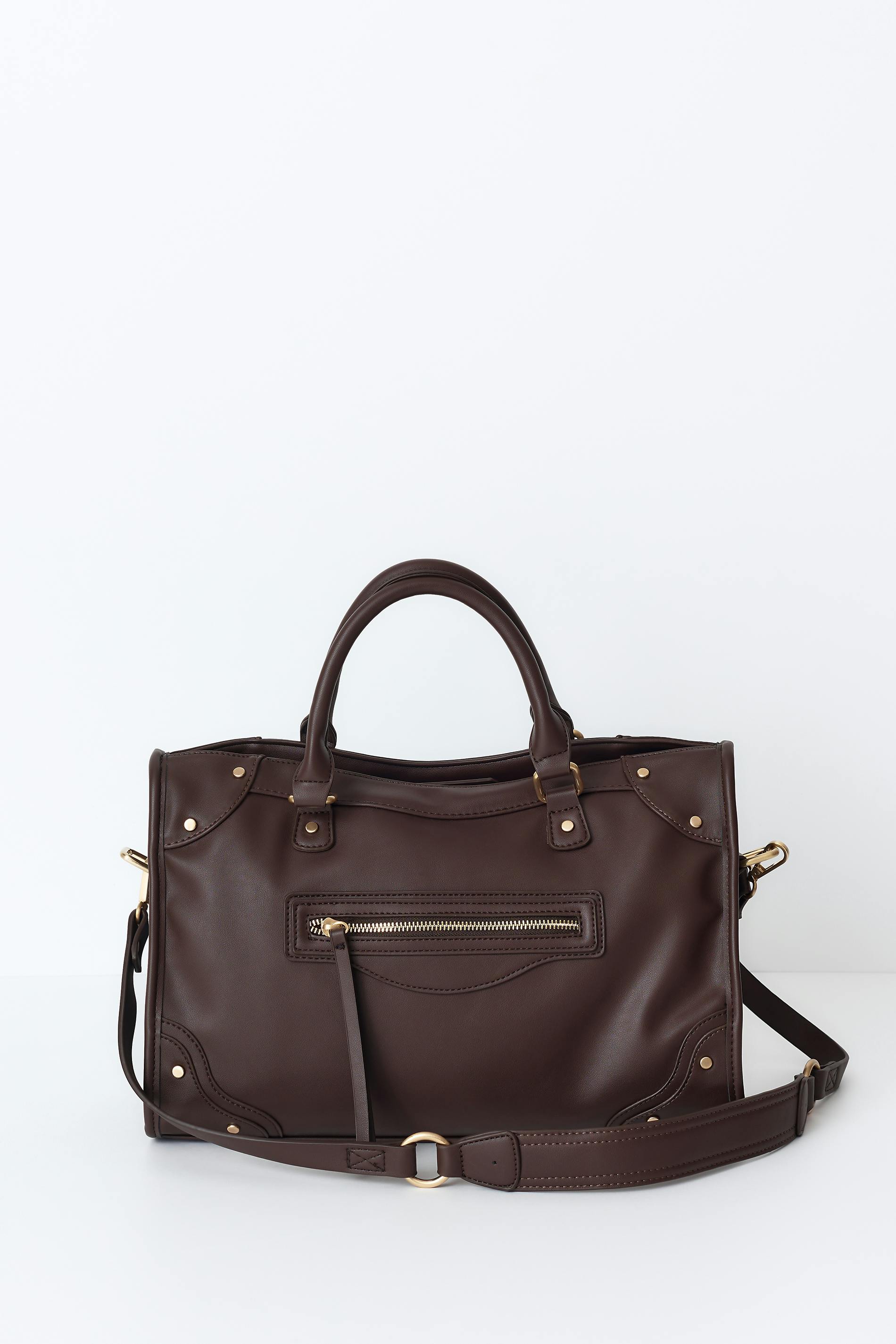 Xynae Structured Classic Tote