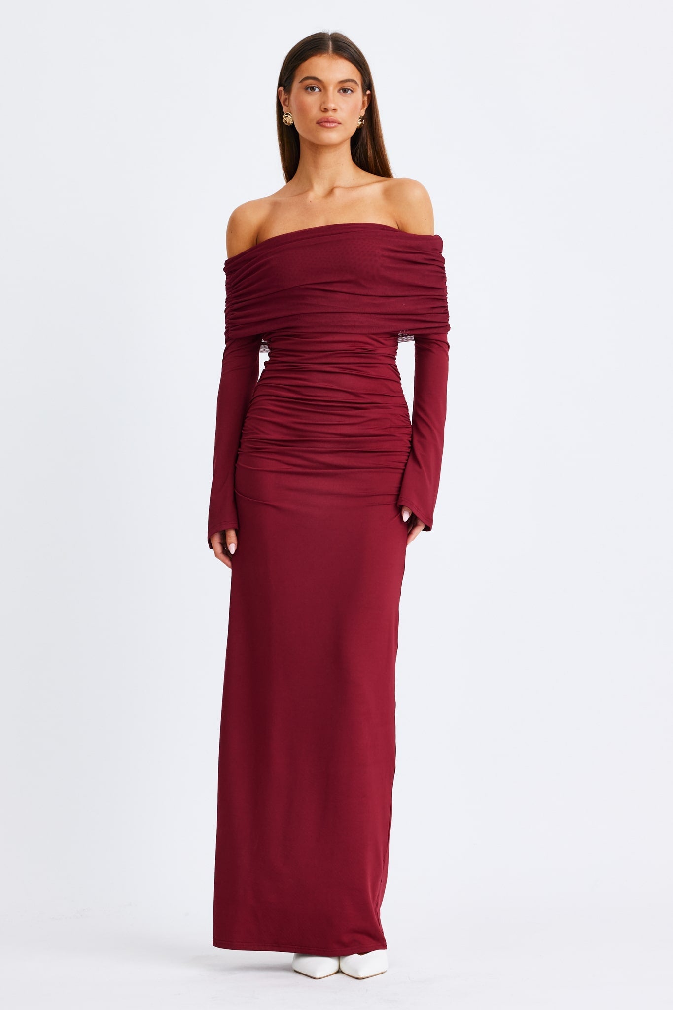 STEVIE LONG SLEEVE MAXI DRESS