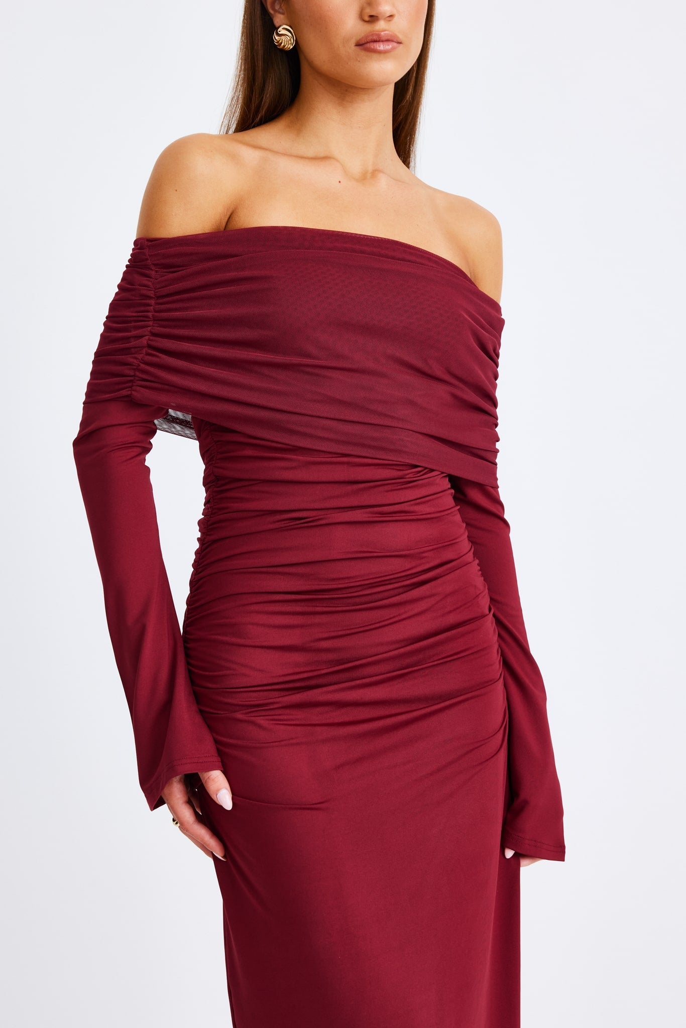 STEVIE LONG SLEEVE MAXI DRESS