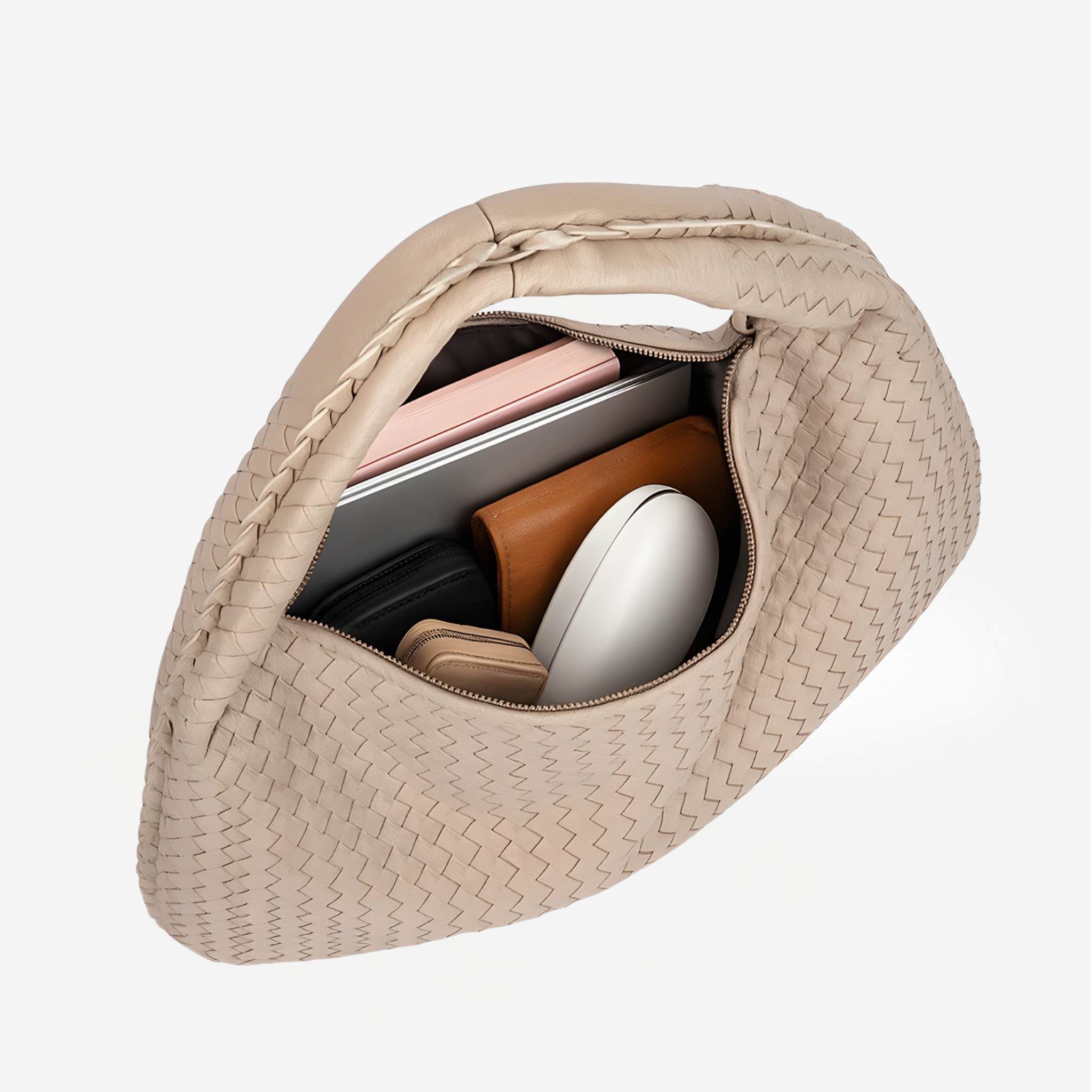 Xynae Luxe Woven Shoulder Bag