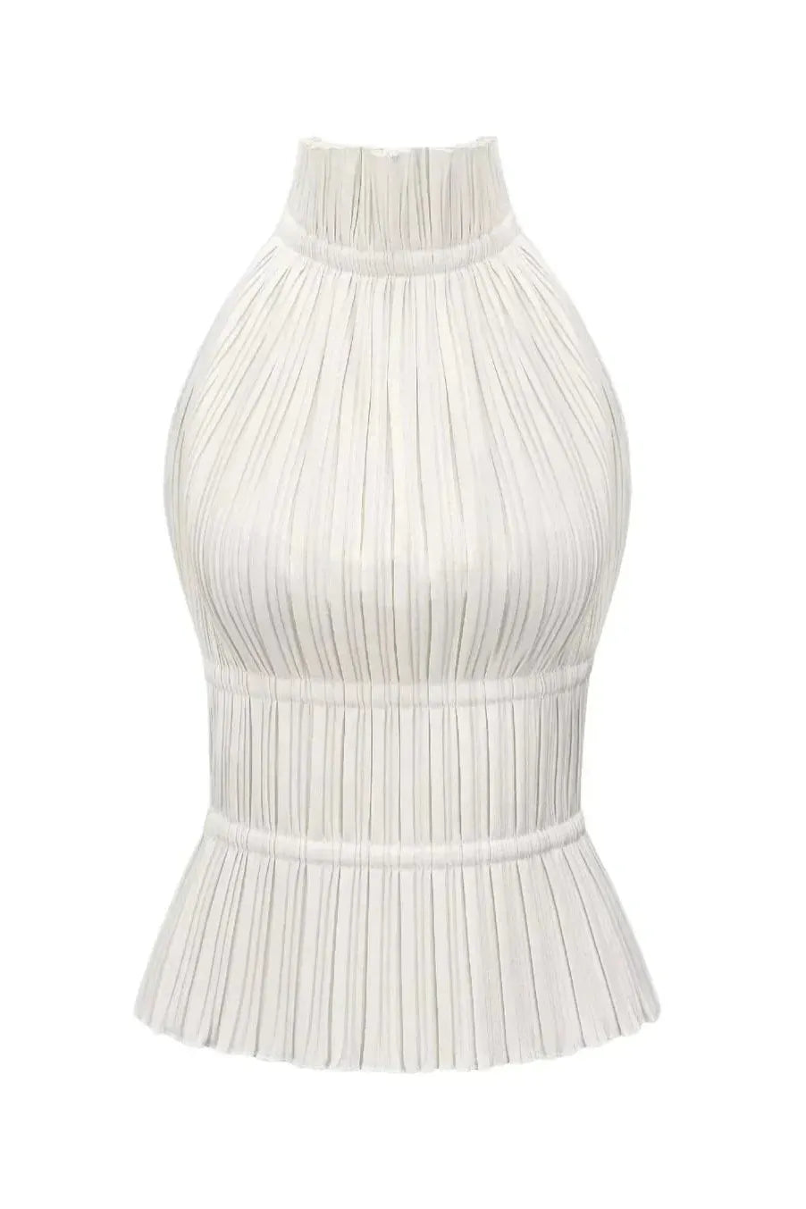 Xynae - Backless Pleated Top