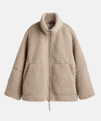 Xynae Cozy Teddy Zip Jacke