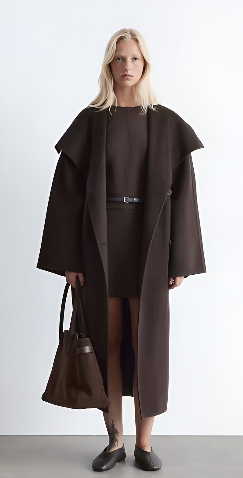 Xynae Luxe Wool Blend Overcoat